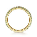 Gabriel & Co. LR50889Y4JPE 14K Yellow Gold Peridot Stackable Ring