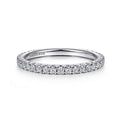 Gabriel & Co. LR50992W45JJ 14K White Gold Stackable Diamond Ring