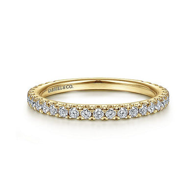 Gabriel & Co. LR50992Y45JJ 14K Yellow Gold Stackable Diamond Ring