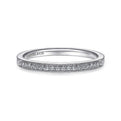 Gabriel & Co. LR51751W45JJ 14K White Gold Diamond Stackable Ring