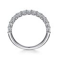 Gabriel & Co. LR51935W45JJ 14K White Gold Single Prong Diamond Ring Band