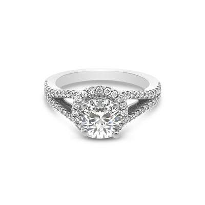 Platinum Engagement Ring by Jeff Cooper