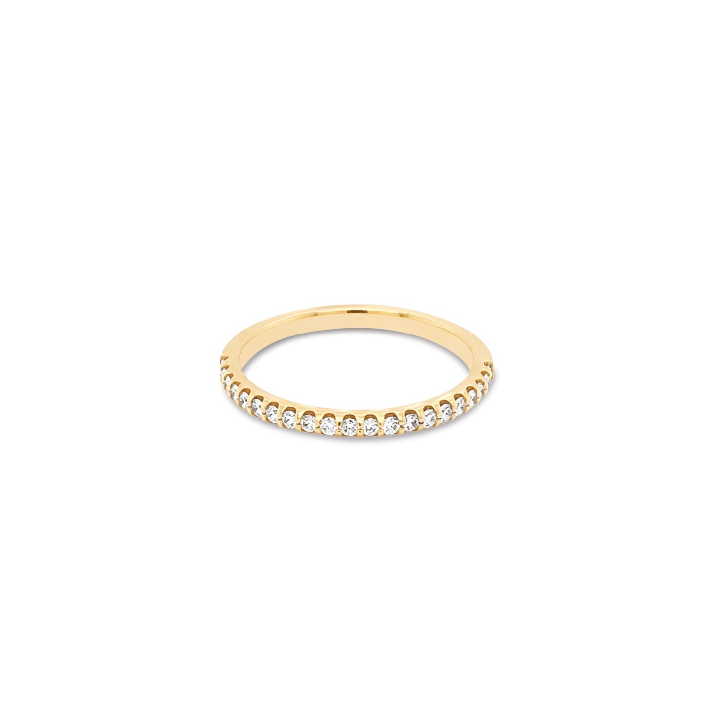 18 Karat Rose Gold and Diamond Band by Memoire