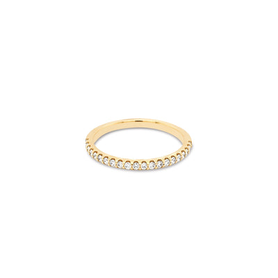 18 Karat Rose Gold and Diamond Band by Memoire