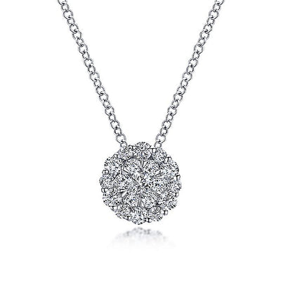 Gabriel & Co. NK5064W45JJ 14K White Gold   Necklace