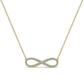 Gabriel & Co. NK5290Y45JJ 14K Yellow Gold Diamond Infinity Symbol Pendant Necklace