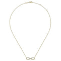 Gabriel & Co. NK5290Y45JJ 14K Yellow Gold Diamond Infinity Symbol Pendant Necklace