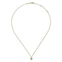 Gabriel & Co. NK5946Y45JJ 14K Yellow Gold Octagonal Pavé Diamond Pendant Necklace