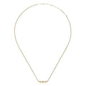 Gabriel & Co. NK6116Y4JJJ 14K Yellow Gold Graduated Pyramid Bar Necklace