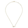 Gabriel & Co. NK6406Y45JJ 14K Yellow Gold Love Pendant Necklace with Diamond Accent