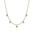 Gabriel & Co. NK6470Y4JJJ 14K Yellow Gold Chain Necklace with Bujukan Bead Drops