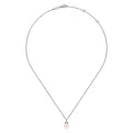 Gabriel & Co. NK6494W45PL 14K White Gold  Necklace