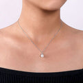 Gabriel & Co. NK6494W45PL 14K White Gold  Necklace