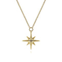 Gabriel & Co. NK6524Y4JJJ 14K Yellow Gold Star Pendant Necklace