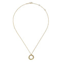 Gabriel & Co. NK6531Y4JJJ 14K Yellow Gold Twisted Rope Multi Circle Pendant Necklace