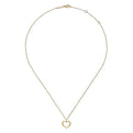 Gabriel & Co. NK6561Y4JJJ 14K Yellow Gold Bujukan Beaded Open Heart Pendant Necklace