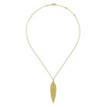 Gabriel & Co. NK6764Y4JJJ 14K Yellow Gold Leaf Pendant Necklace