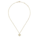 Gabriel & Co. NK6766Y45JJ 14K Yellow Gold Diamond Spike Starburst Pendant Diamond Necklace