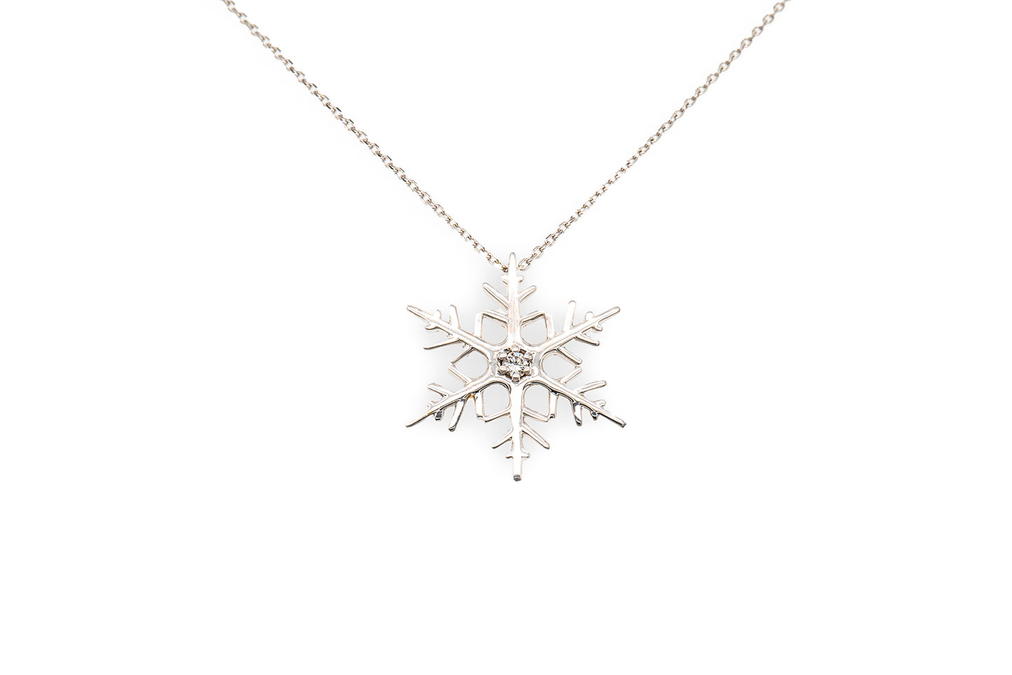 14KW SNOW FLAKE 0.05CT